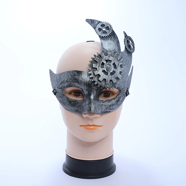 Black&Silver Side Design Hard Plastic Mask