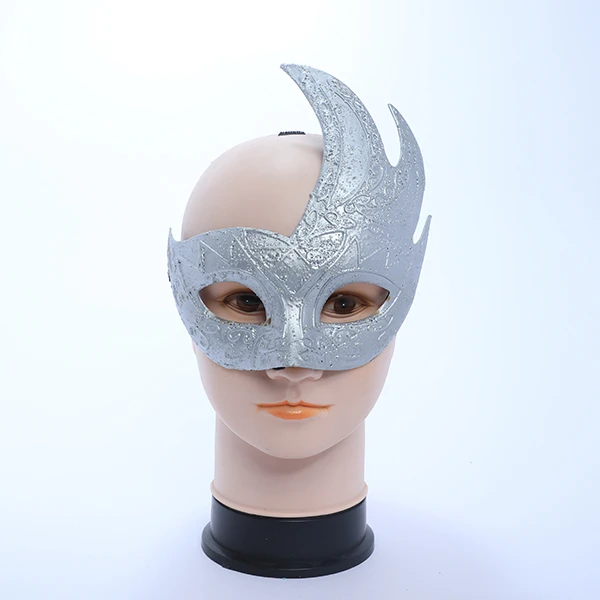 Silver Side Design Hard Plastic Mask