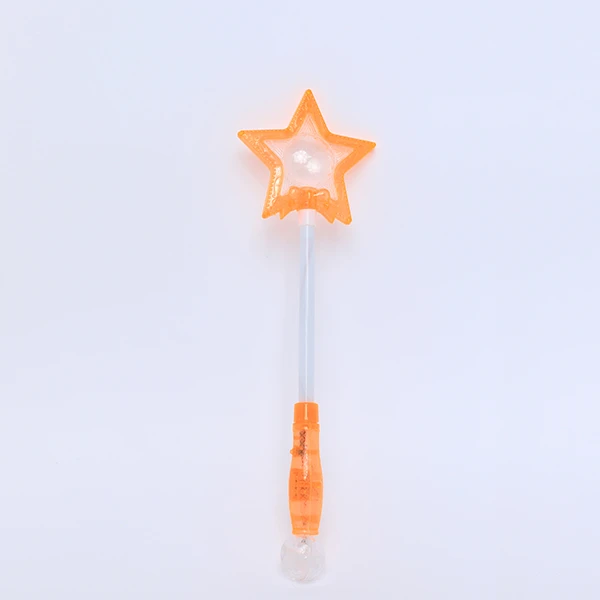 Led Orange Big Star Shaped Stick