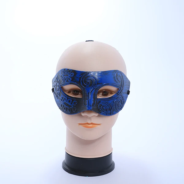 Dark Blue&Black Hard Plastic Designed Mask