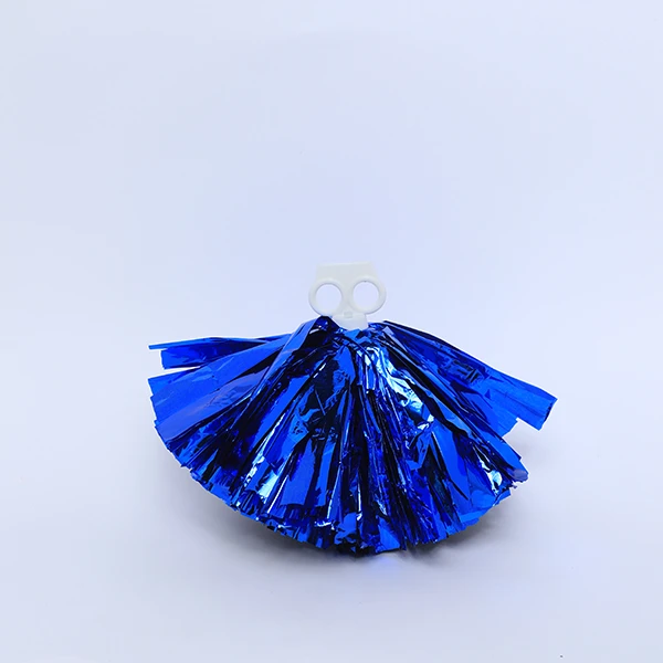 Shiny Hand Blue Pompom Accessory