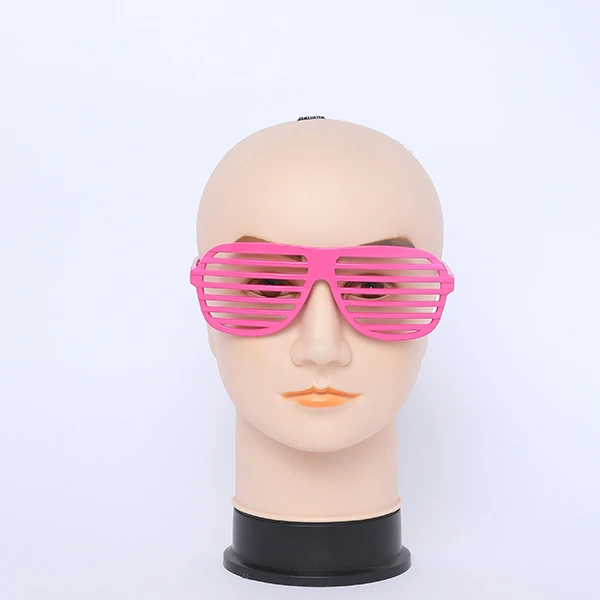 Plastic Shutter Pink Glasses Shades