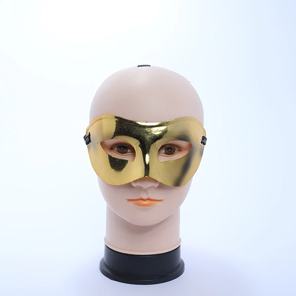 Gold Plastic Mask
