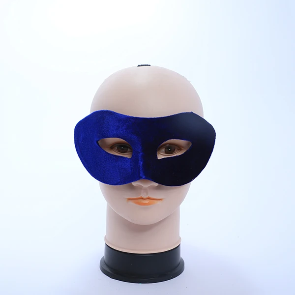 Dark Blue Velvet Mask
