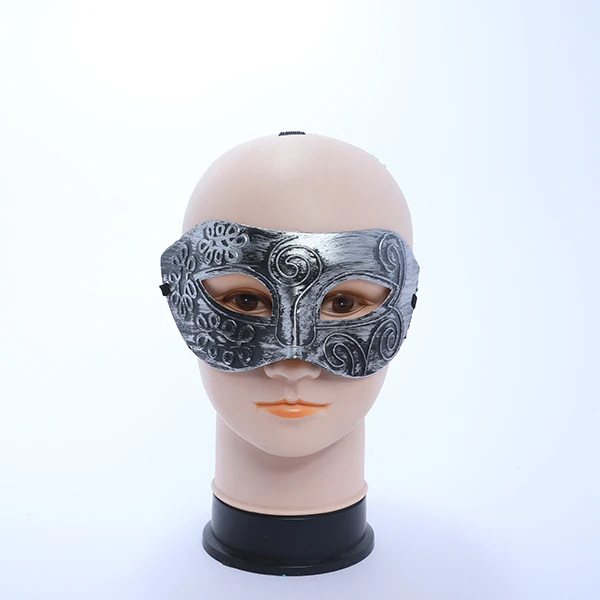 Silver Hard Plastic Designed Mask